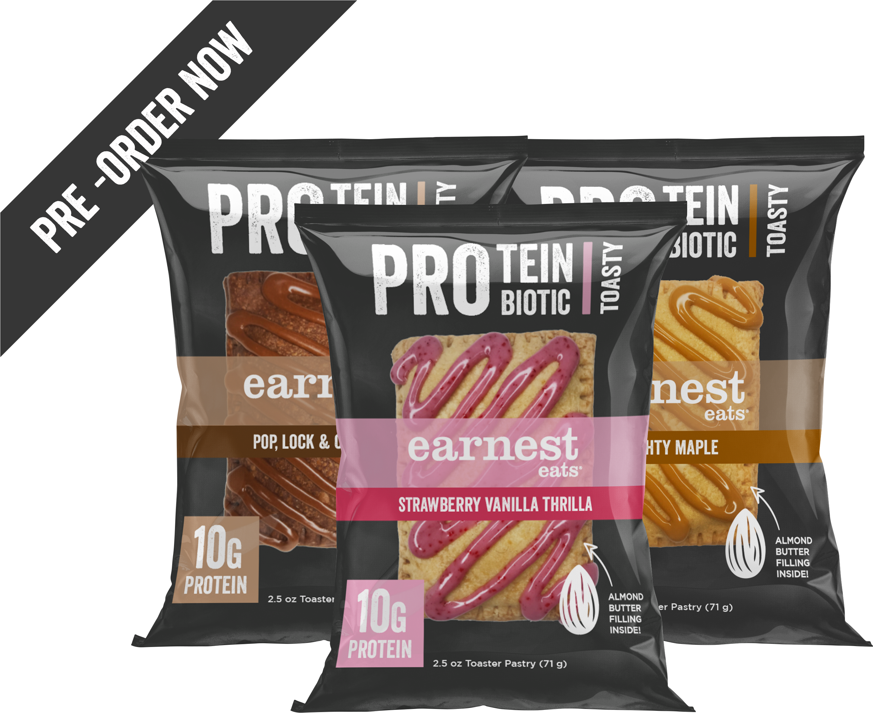 Protein & Probiotic Toasty - Earnest Eats (3251x2797), Png Download