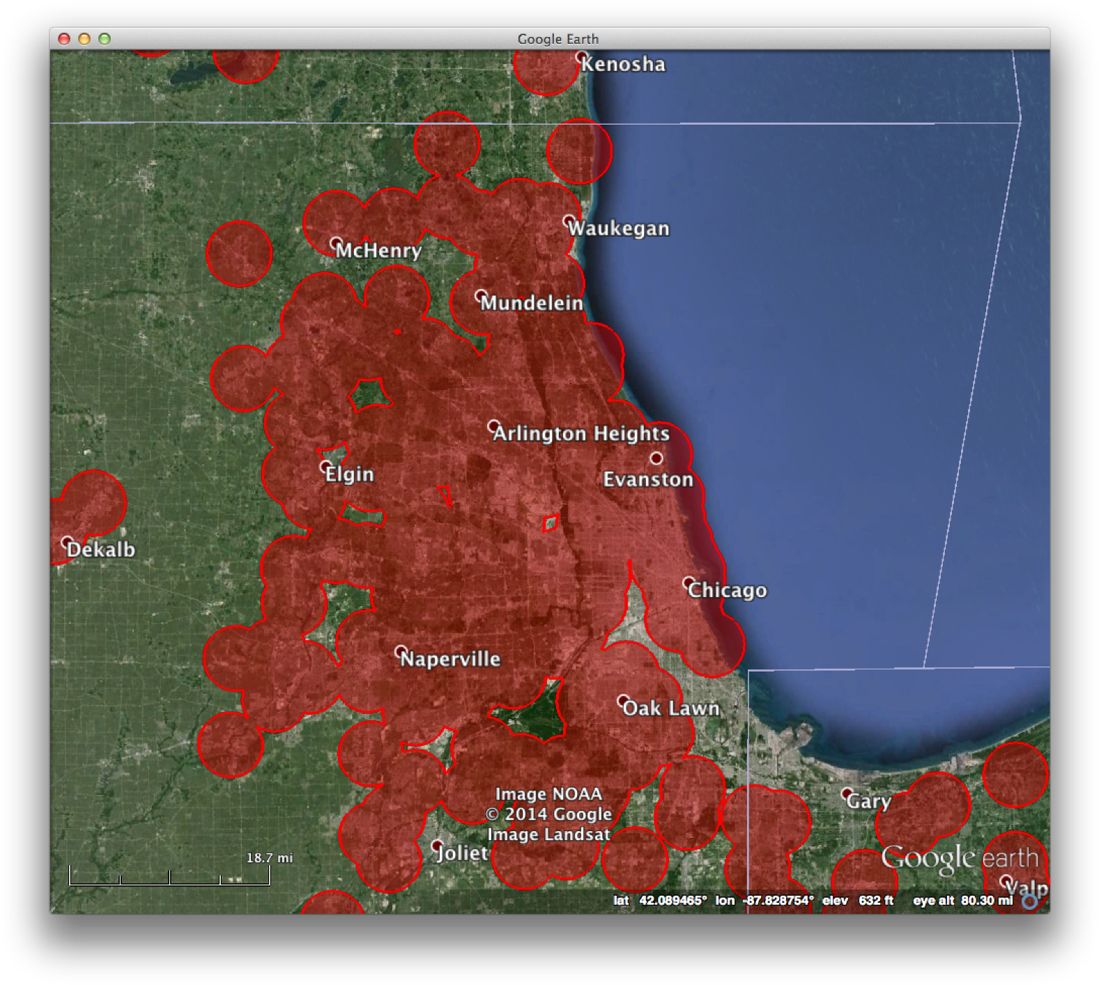 The “windy City” Of Chicago, Illinois Is A Stronghold - Map (1600x1437), Png Download