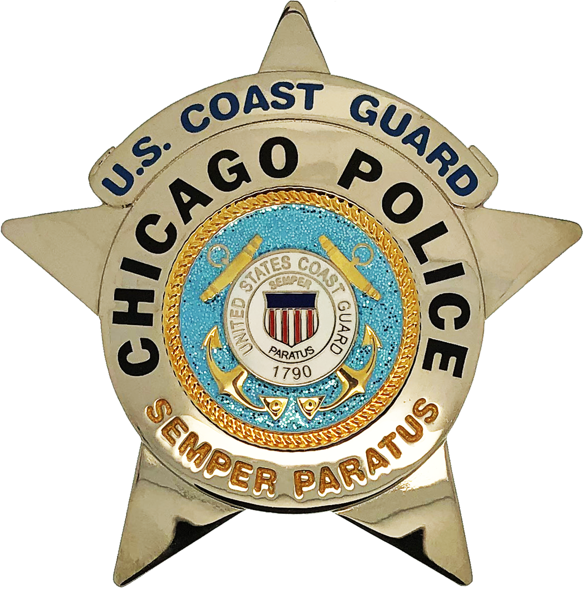 Chicago Police Star Badge - Badge (1145x1157), Png Download