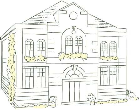 The School House - House (1194x505), Png Download