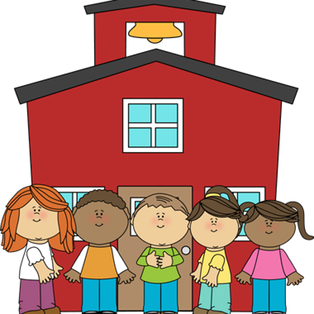 Medium Resolution Of Schoolhouse Clipart School Time - School Clipart (1024x1024), Png Download