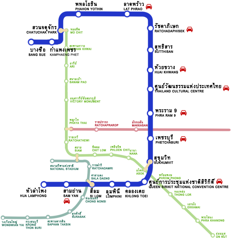Park & Ride Locations - สถานี เอ็ ม อา ร์ ที (762x817), Png Download