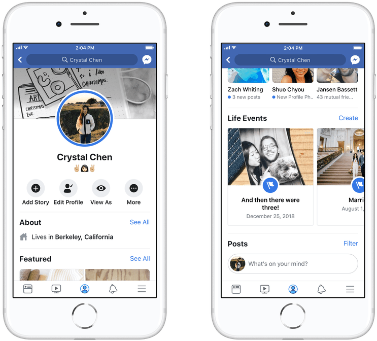 Facebook Revamps Feature To Highlight Life Milestones - Acontecimientos Importantes Facebook (970x899), Png Download