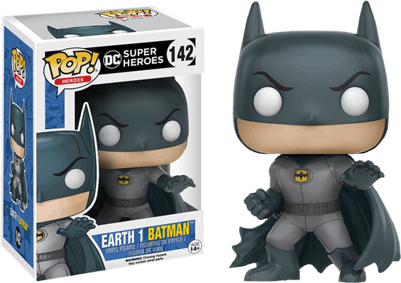 Earth 1 Batman Pop (600x600), Png Download