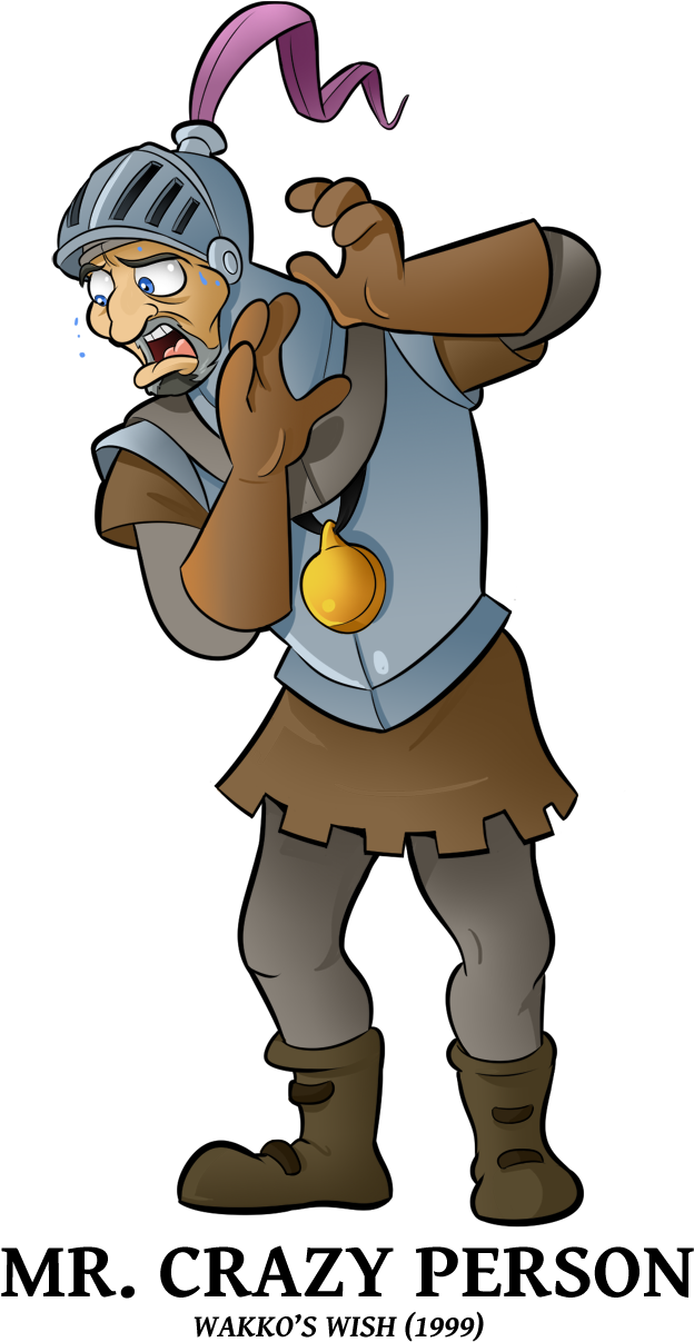 Mr Crazy Person Animaniacs (667x1222), Png Download
