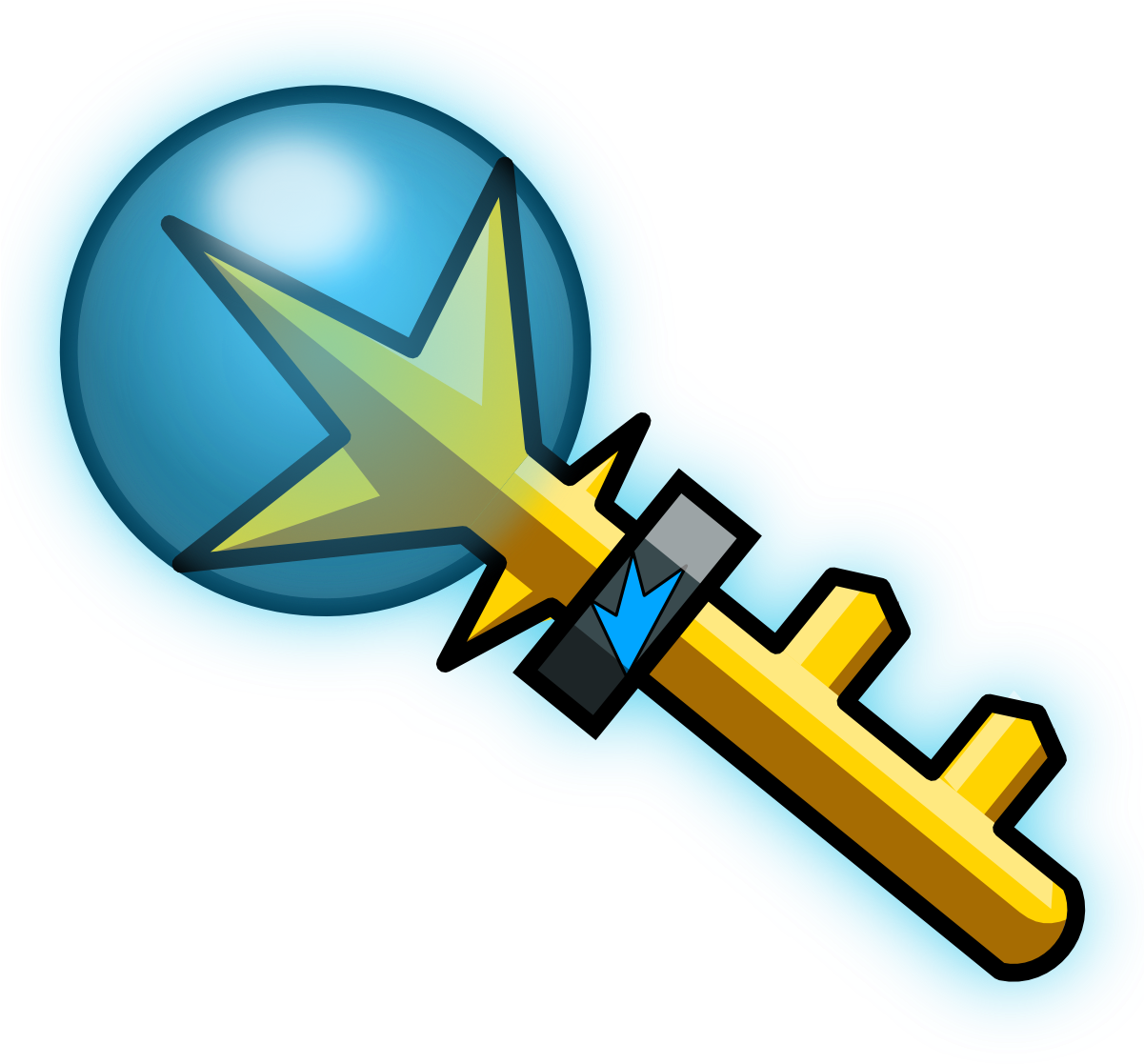 It's Supposed To Be A Key With The Emblem Inside An - Graphic Design (1200x1200), Png Download