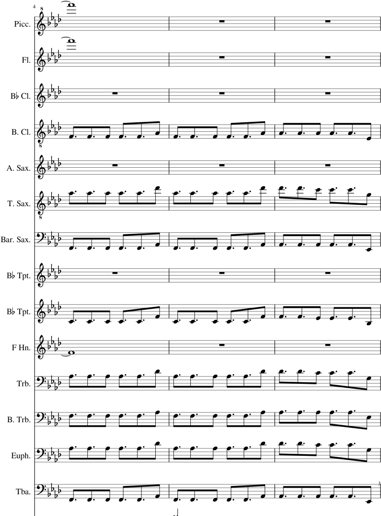 Darude- Sandstorm Sheet Music Composed By Nick Manahan - Englishman In New York Saxophone (850x1100), Png Download
