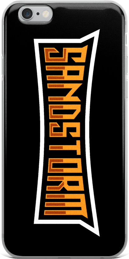 Sandstorm Black Title Iphone Case - Mobile Phone Case (1000x1000), Png Download