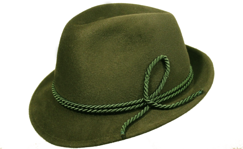 Sombrero Tirolés Verde - Fedora (960x600), Png Download