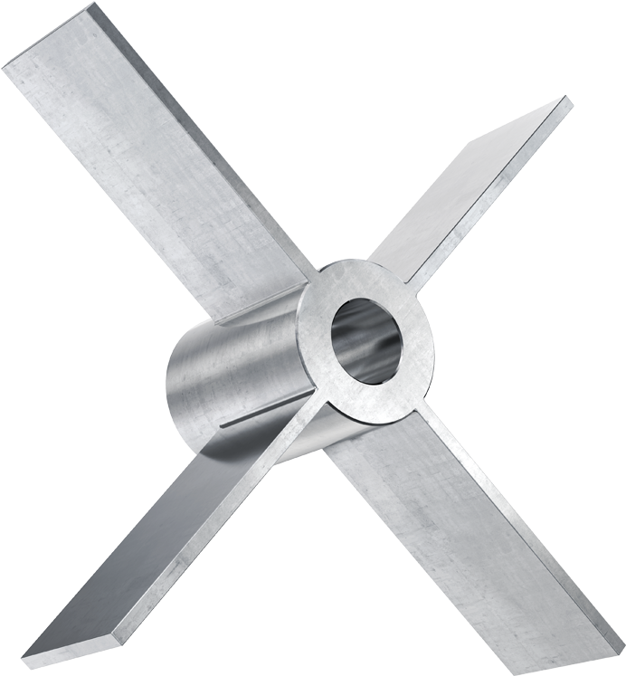 6 Inch Radial Flow Turbine With 3/4 Inch Bore - Propeller (750x750), Png Download