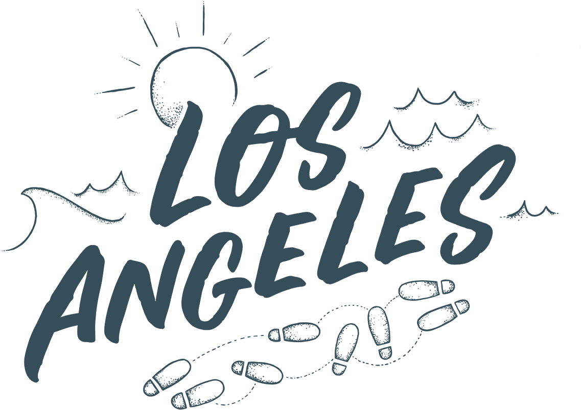 Los Angeles - Calligraphy (1280x823), Png Download