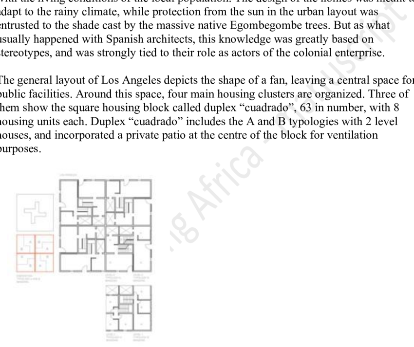 Los Ángeles Neighborhood, Malabo - Diagram (850x713), Png Download