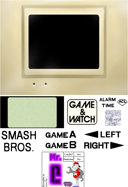 Target Test - Game & Watch (514x750), Png Download