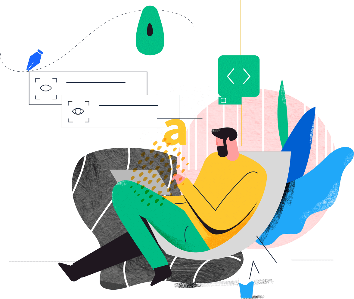 Join Thousands Of Teams Working Smarter With Avocode - Illustration For Web Design (1176x994), Png Download