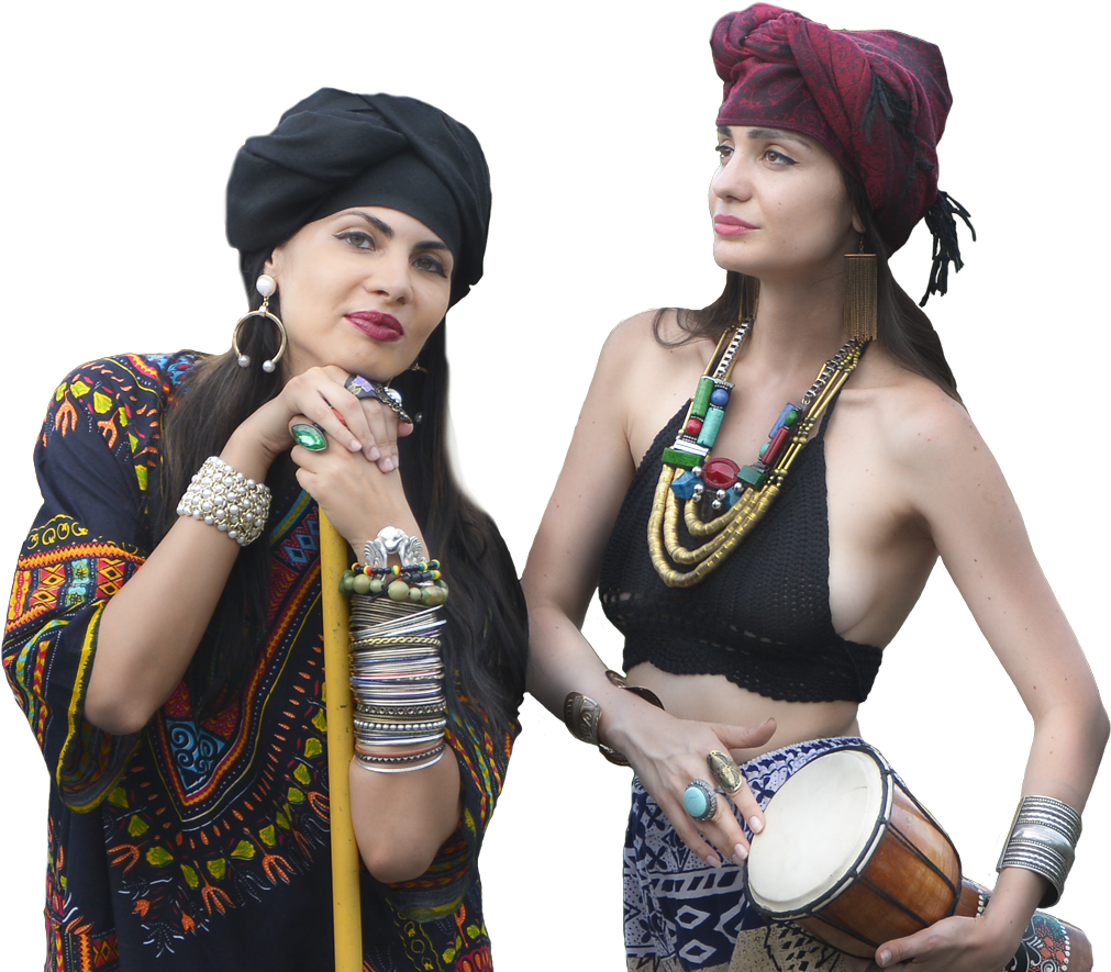 Hippie - Girl (1920x900), Png Download