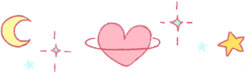 Kawaii Sticker - Heart (1024x743), Png Download