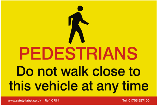 Pedestrian Crossrail Safety Sign - Sign (600x600), Png Download