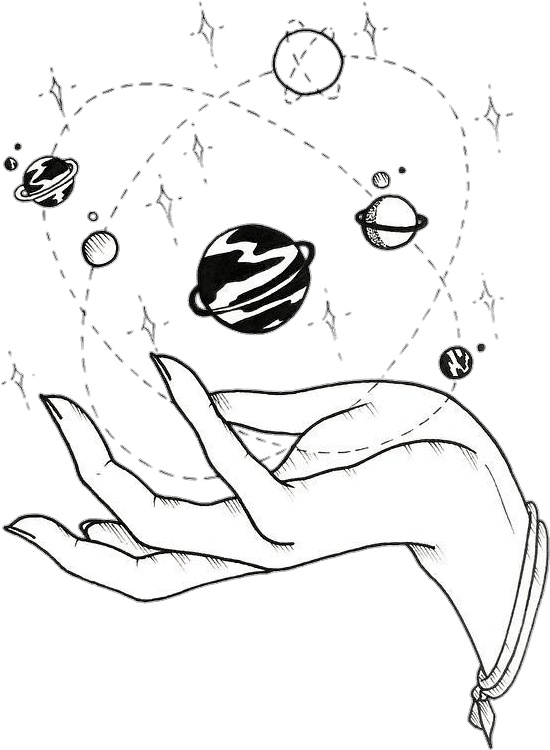 Planet Drawing Png (1080x1080), Png Download