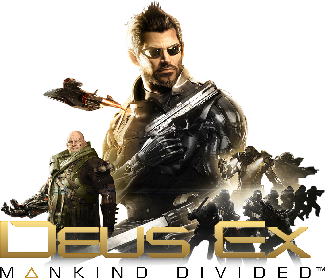 Mankind Divided - Deus Ex Mankind Divided Render (1059x905), Png Download