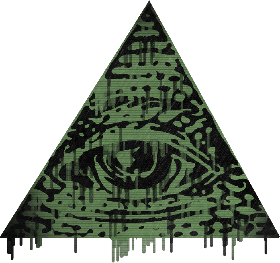 Iluminati Sticker - Triangle (1024x1024), Png Download
