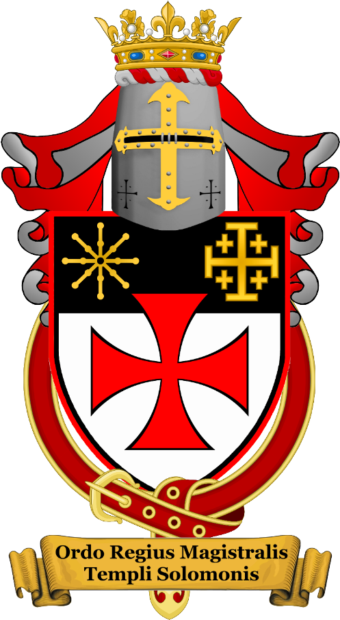 Official Heraldic Coat Of Arms Of The Order Of The - Order Of The Temple Of Solomon (500x938), Png Download