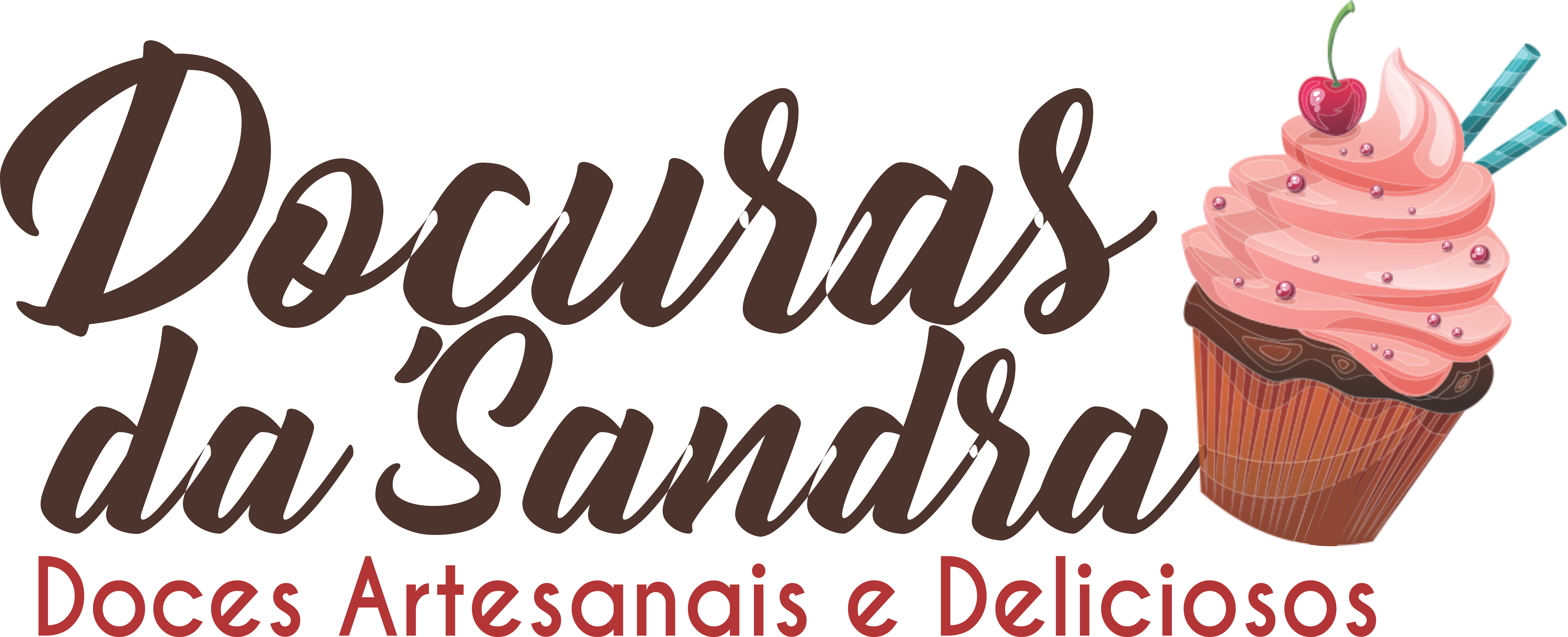 Logo Com Fundo Transparente - Cupcake (6559x2664), Png Download