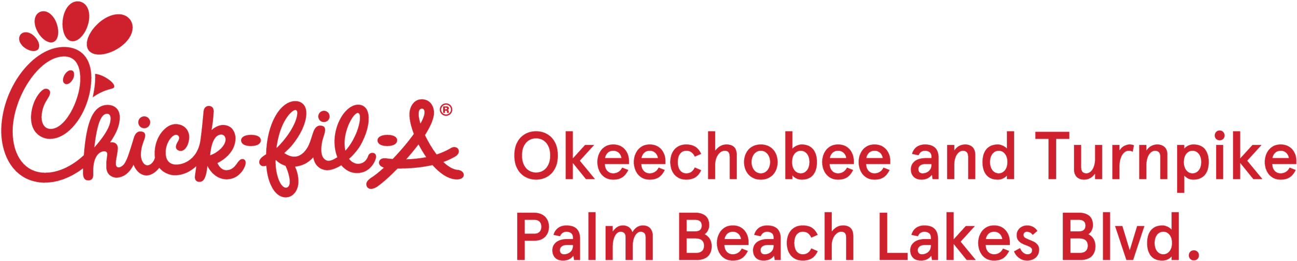 Chick Fil A - Chick Fil (3000x830), Png Download