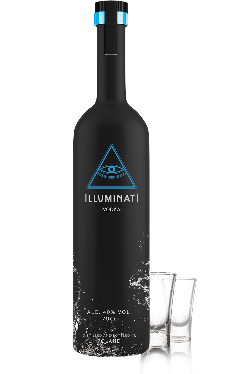 Illuminati Vodka (824x1366), Png Download