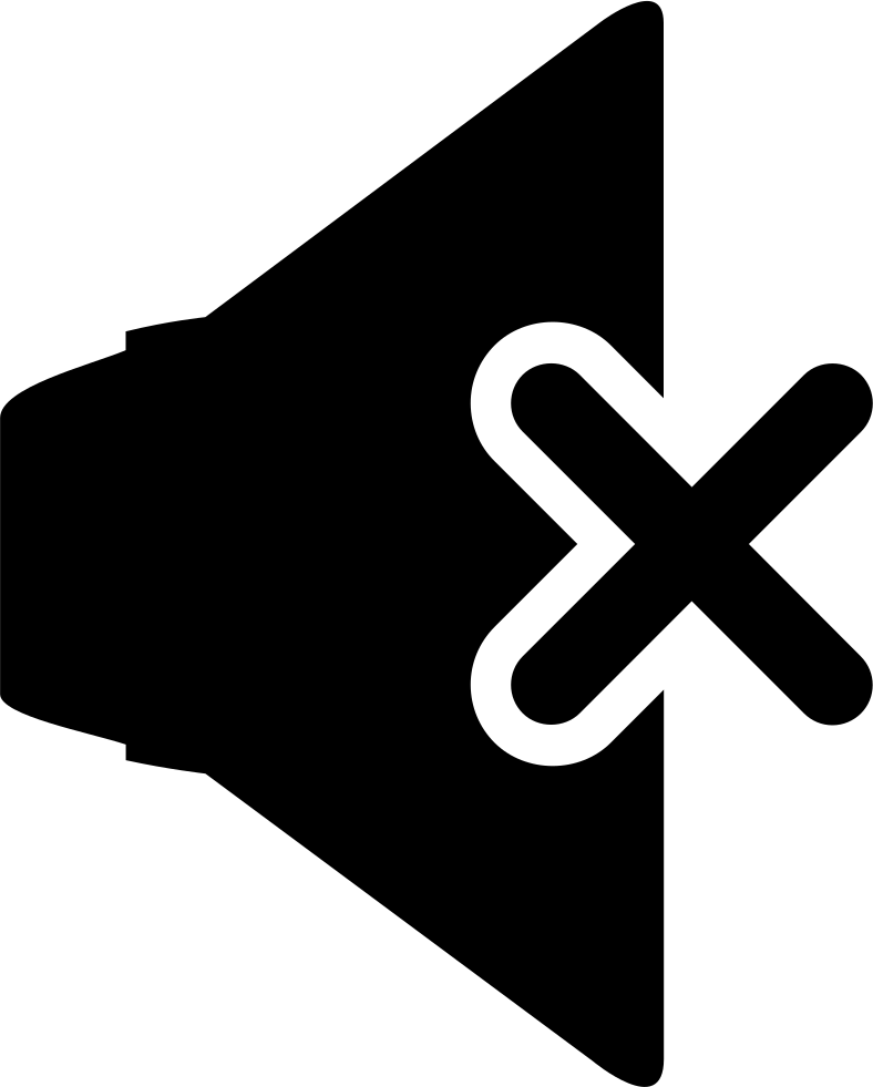 Mute Icon Png - Symbole Sourdine (788x981), Png Download