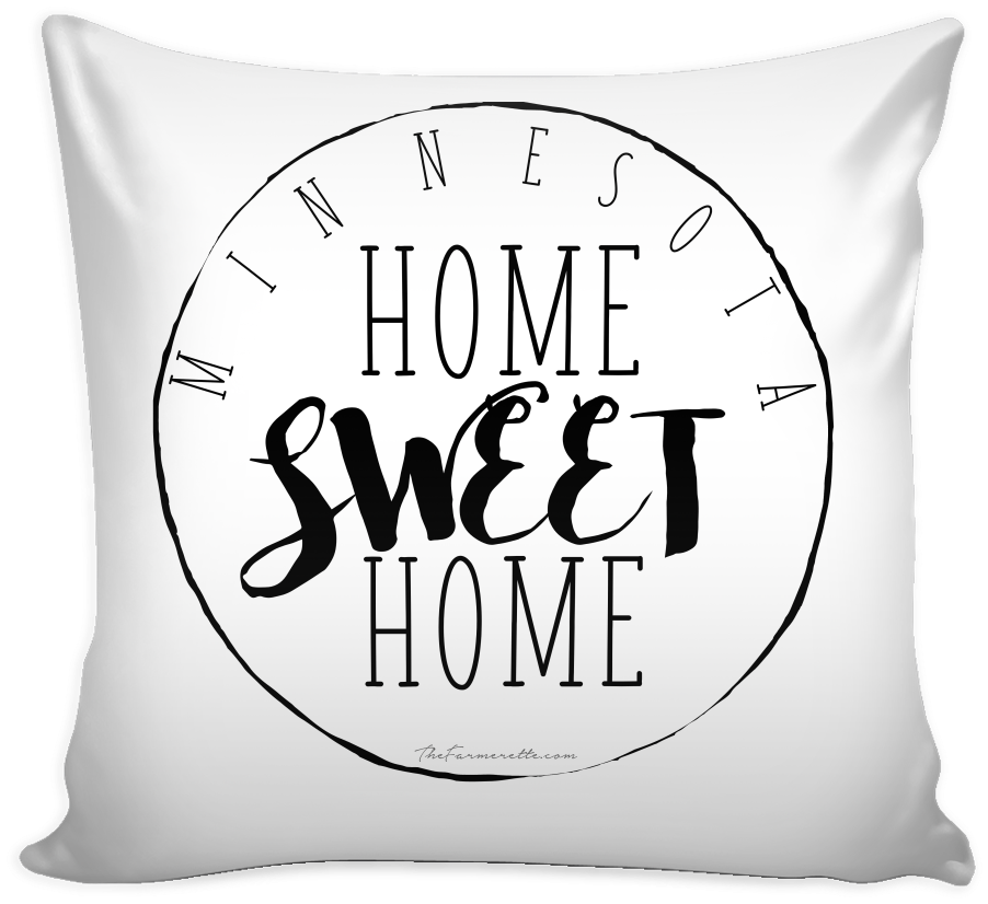 Minnesota Home Sweet Home Pillow Case - I M Living My Best Life (1024x1024), Png Download