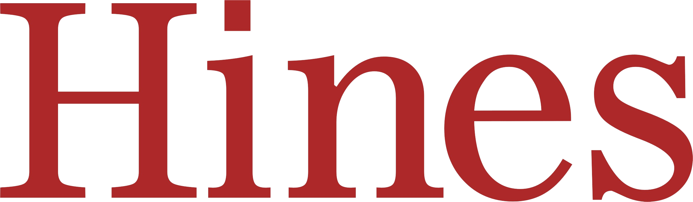 Owner/manager - Hines Logo (2401x700), Png Download