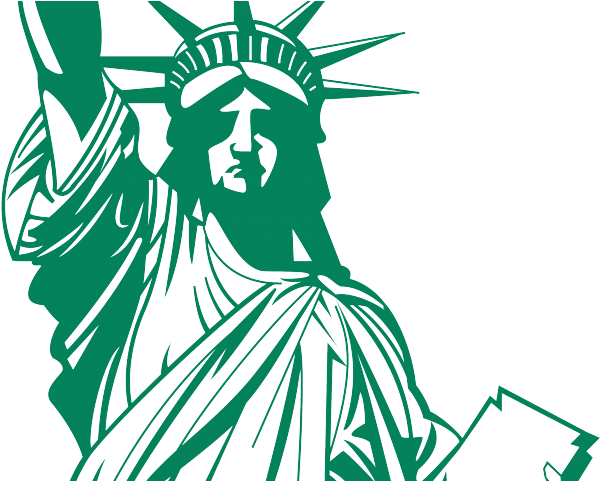 Statue Of Liberty Clipart Liberty Mutual - Postcard New York Statue Of Liberty (640x480), Png Download