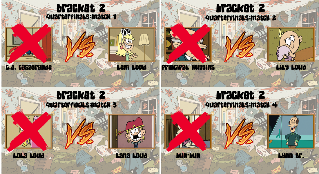 Tlh Tournament Bracket 2 Quarterfinal Matches - Graphic Design (1100x600), Png Download
