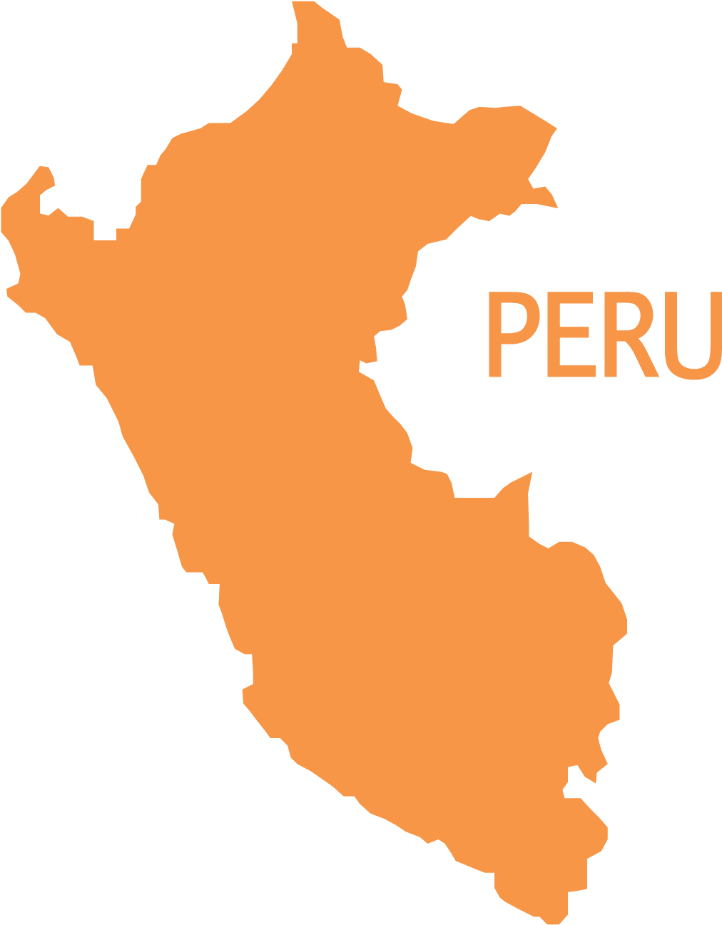 Peru - Peru Map Gray (1019x1296), Png Download