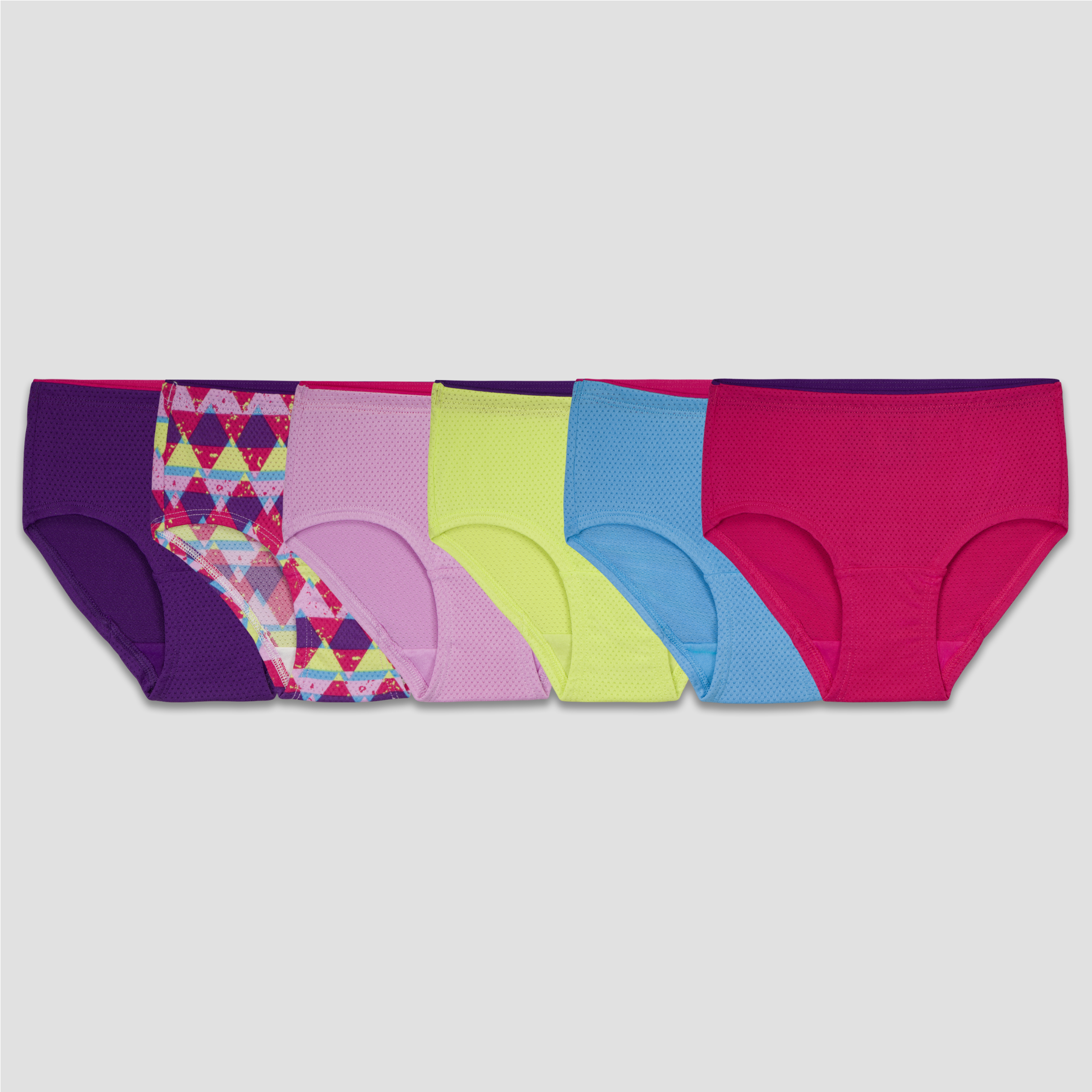 Girls' Breathable Micro-mesh Brief - Panties (2232x2768), Png Download