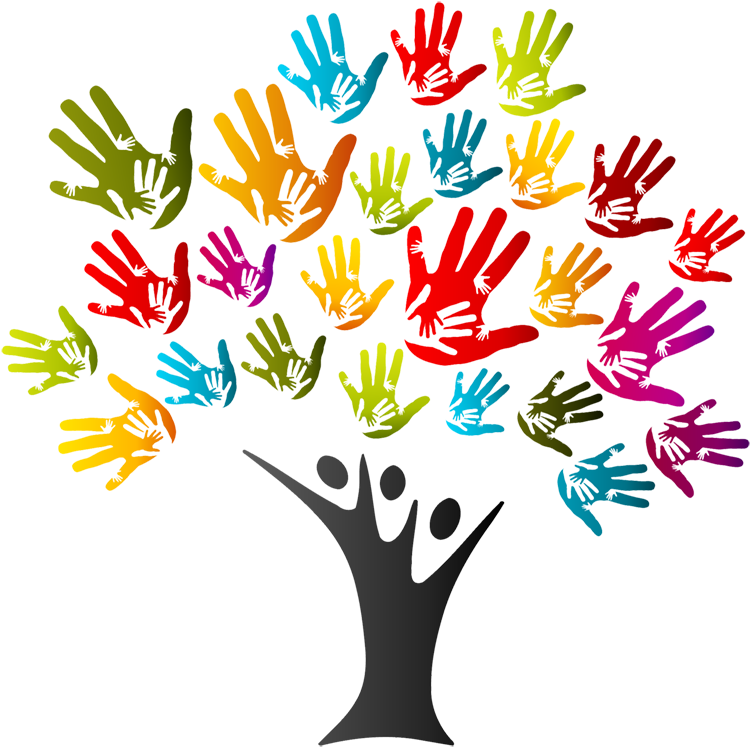 Volunteers Make A Difference - Helping Tree (811x800), Png Download