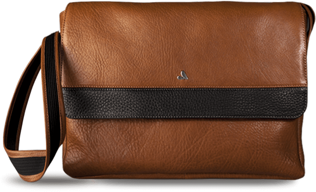 Messenger Leather Bag For Macbook 13" - Macbook Pro 13 Leather Bag (650x650), Png Download