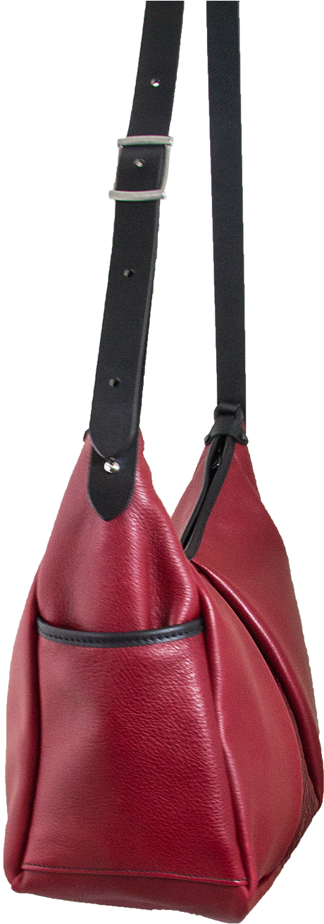 Leather Women's Handbag - Hanging Side Bag Png (800x1396), Png Download