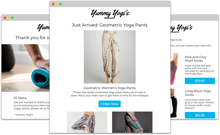 Email Template Examples For Shopify Stores - Online Advertising (727x446), Png Download