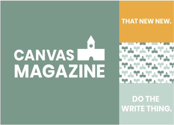 Canvas Magazine Publication Magazine College Typography - Agencia De Encaminhamento Microlins (800x600), Png Download