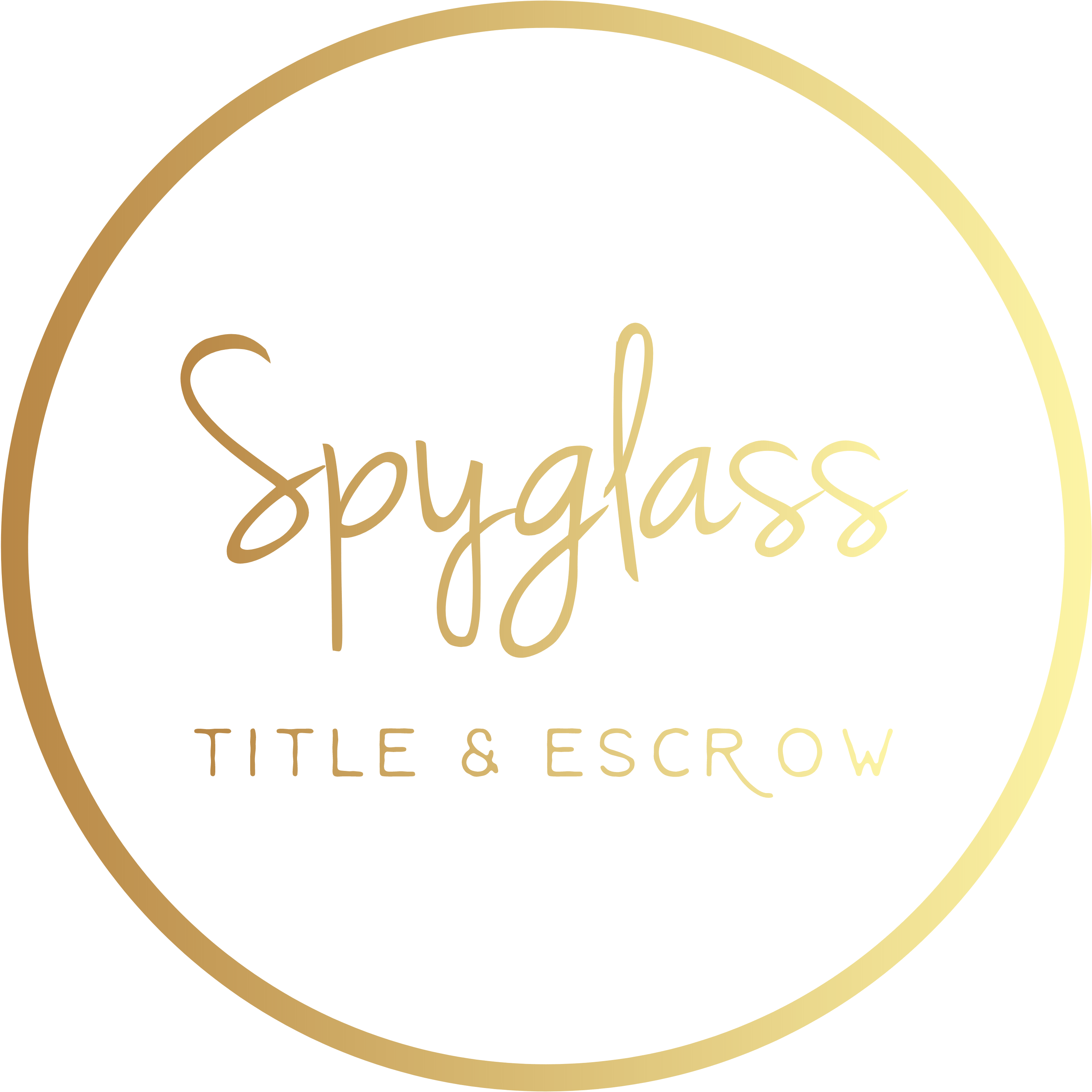 Spyglass Title & Escrow - Circle (3254x3254), Png Download