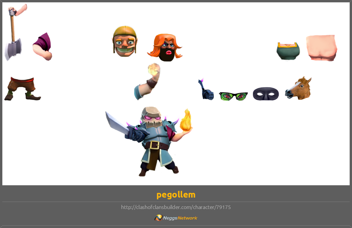 Clash Of Clans Builder - Cartoon (1200x779), Png Download