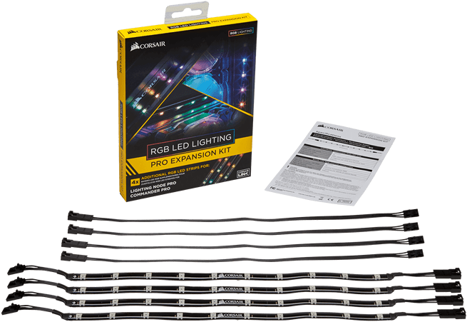 Corsair Rgb Led Lighting Pro Expansion Kit Overview - Corsair Rgb Led Lighting Pro Expansion Kit (700x464), Png Download