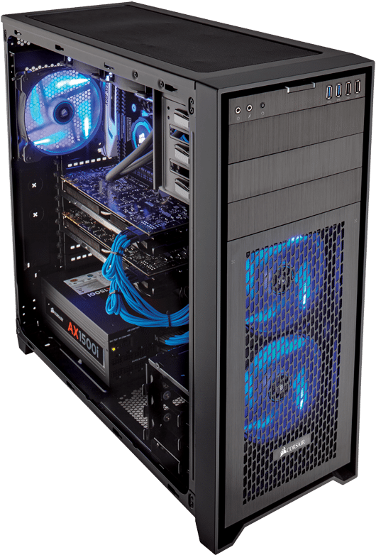 Corsair Announces Obsidian Series 750d Airflow Edition - Corsair Obsidian 750d Airflow Edition (554x800), Png Download