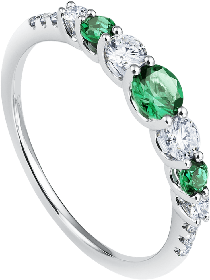 Bucherer Smaragd Ring (1800x1800), Png Download