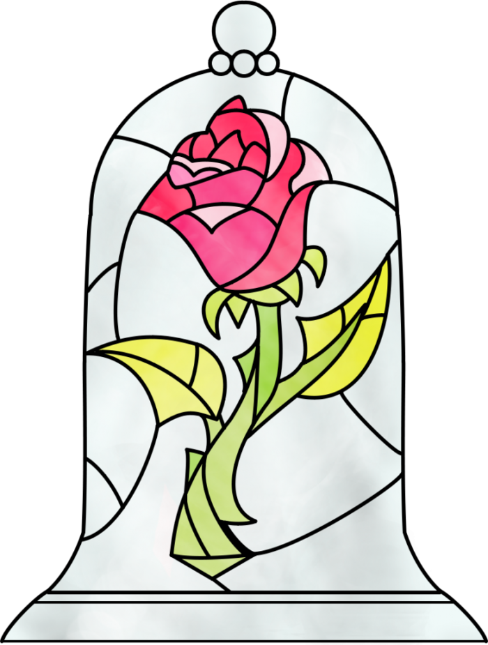 Beauty Crown Designs Png - Beauty And The Beast Png (700x925), Png Download