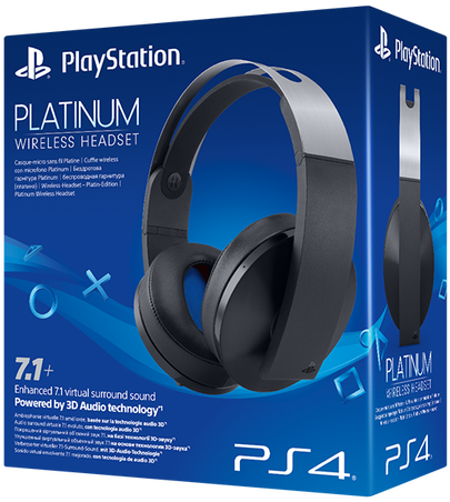 View And Download Sony Ps4 Instruction Manual Online - Playstation 4 Platinum Wireless Headset (555x555), Png Download