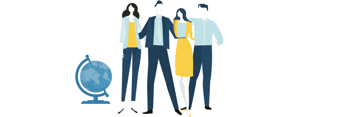 Our Senior Team - Illustration (1341x600), Png Download