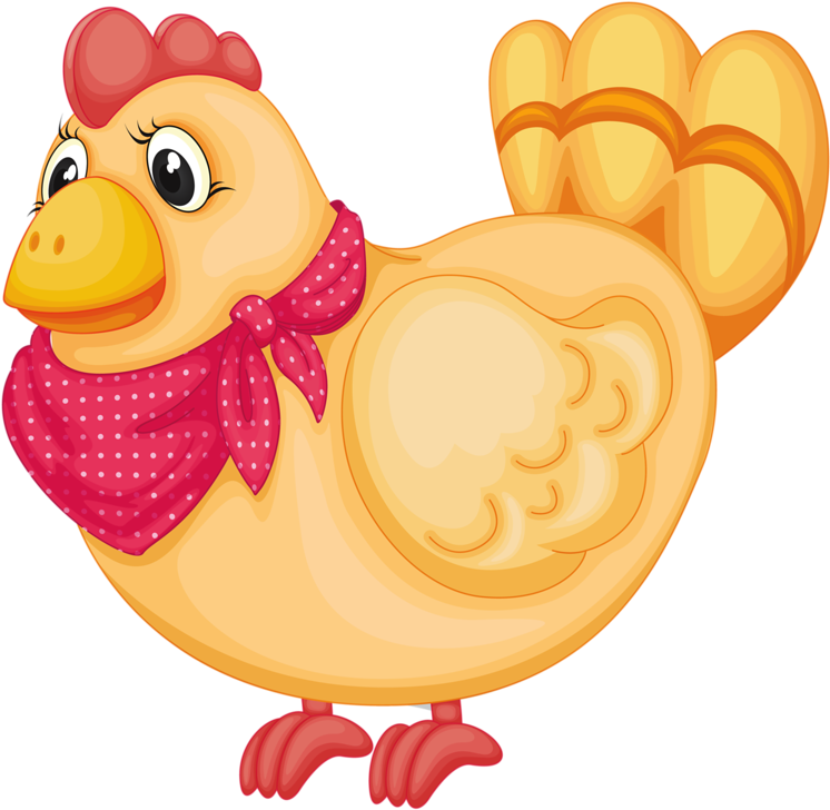 Jpg Library Chicken Nest Clipart - Desenho De Galinha Colorido (800x776), Png Download