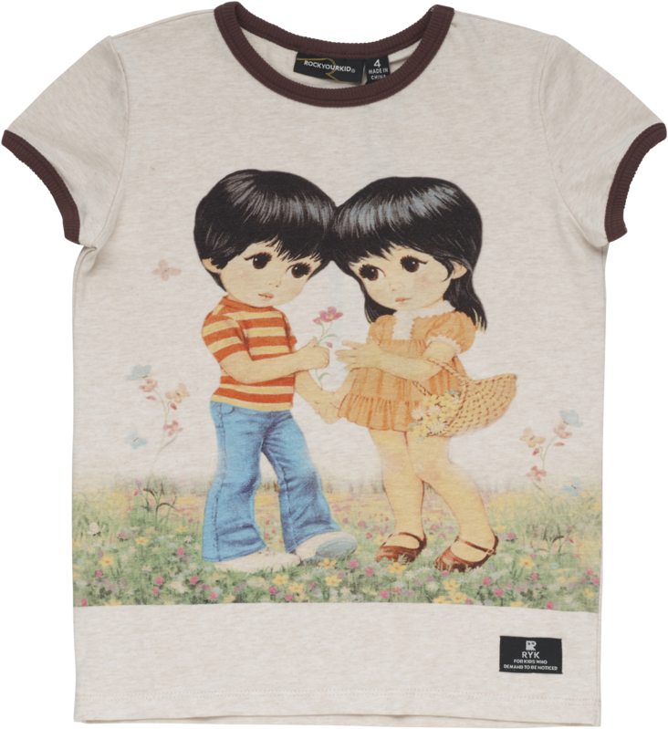 Rock Your Kid Young Love T-shirt - T-shirt (1024x958), Png Download